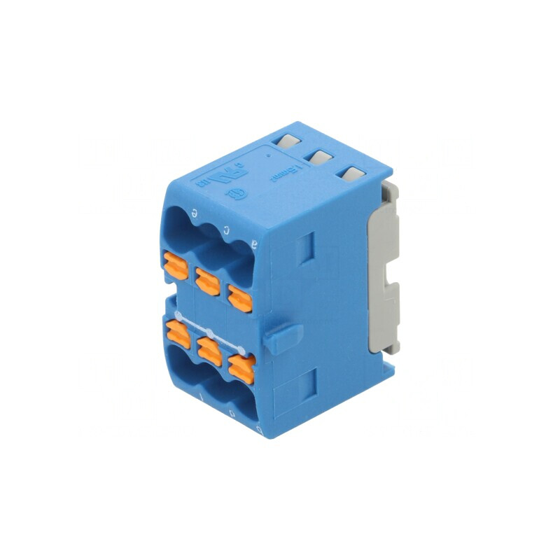 Bloc de distribuție 1,5mm2 cu 6 borne | Electronic-mag.ro | Componente Electronice Bloc de distribuție 1,5mm2 cu 6 borne | Electronic-mag.ro | Componente Electronice