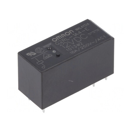 Releu Electromagnetic 12VDC 16A PCB | Electronic-mag.ro | Componente Electronice