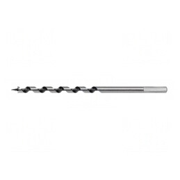 Burghiu Lemn Ø 8mm L 250mm Oțel Aliat 1buc | Electronic-mag.ro | Componente Electronice
