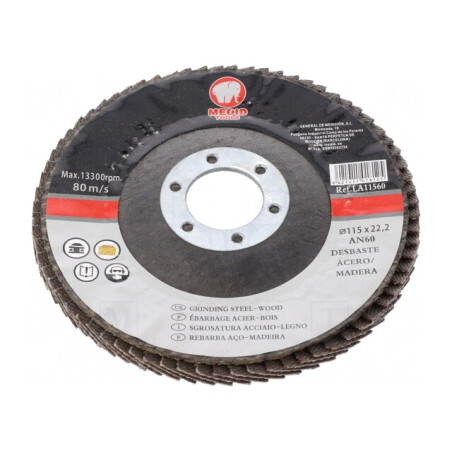 Disc de șlefuit cu lambouri 115mm pentru lemn și oțel | Electronic-mag.ro | Componente Electronice