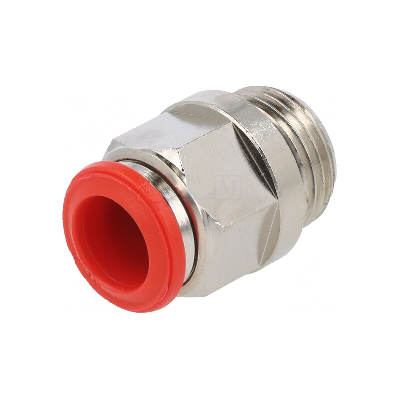 Racord push-in 3/8" alamă nichelată | Electronic-mag.ro | Componente Electronice