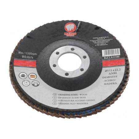 Disc de șlefuit cu lambouri 115mm pentru lemn și oțel | Electronic-mag.ro | Componente Electronice