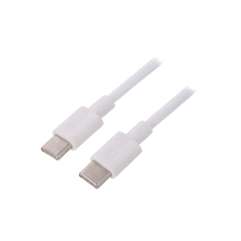 Cablu USB-C 2.0 0.5m Alb | Electronic-mag.ro | Componente Electronice