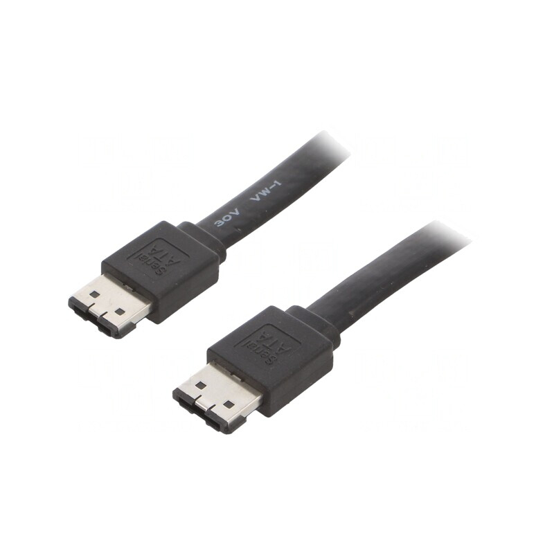 Cablu SATA II 0.5m Plat Mufă-Mufă | Electronic-mag.ro | Componente Electronice