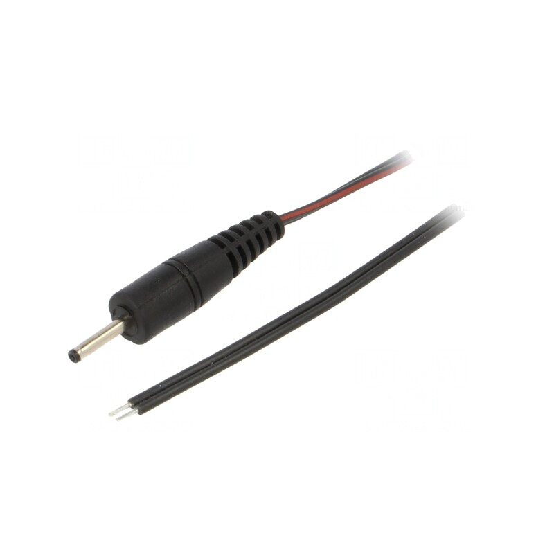 Cablu Alimentare DC 2.35/0.7 mm Negru 1.5m | Electronic-mag.ro | Componente Electronice