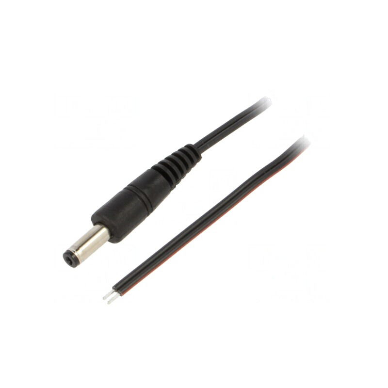 Cablu Alimentare DC 4.8/1.7 Negru 1.5m | Electronic-mag.ro | Componente Electronice