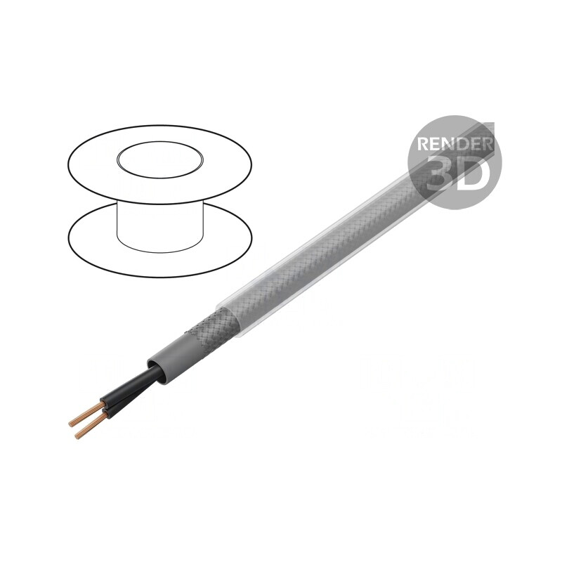 Cablu ÖLFLEX CLASSIC 110 CY 2x1mm2 PVC Transparent Eca | Electronic-mag.ro | Componente Electronice
