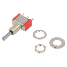 Comutator Basculant 3 Pozitii ON-OFF-ON 2A/250V 5A/28V | Electronic-mag.ro | Componente Electronice