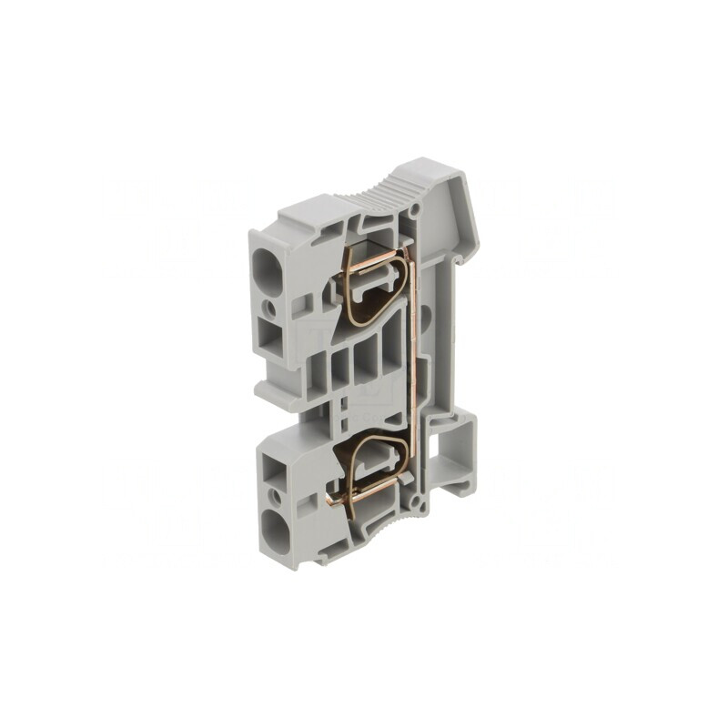 Conector de Îmbinare Șine 0,2-16mm2 1P 2 Borne Gri TS35 | Electronic-mag.ro | Componente Electronice