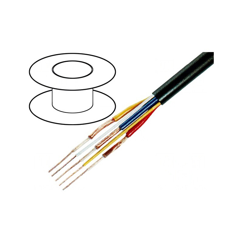 Cablu AV OFC Negru 100m PVC | Electronic-mag.ro | Componente Electronice