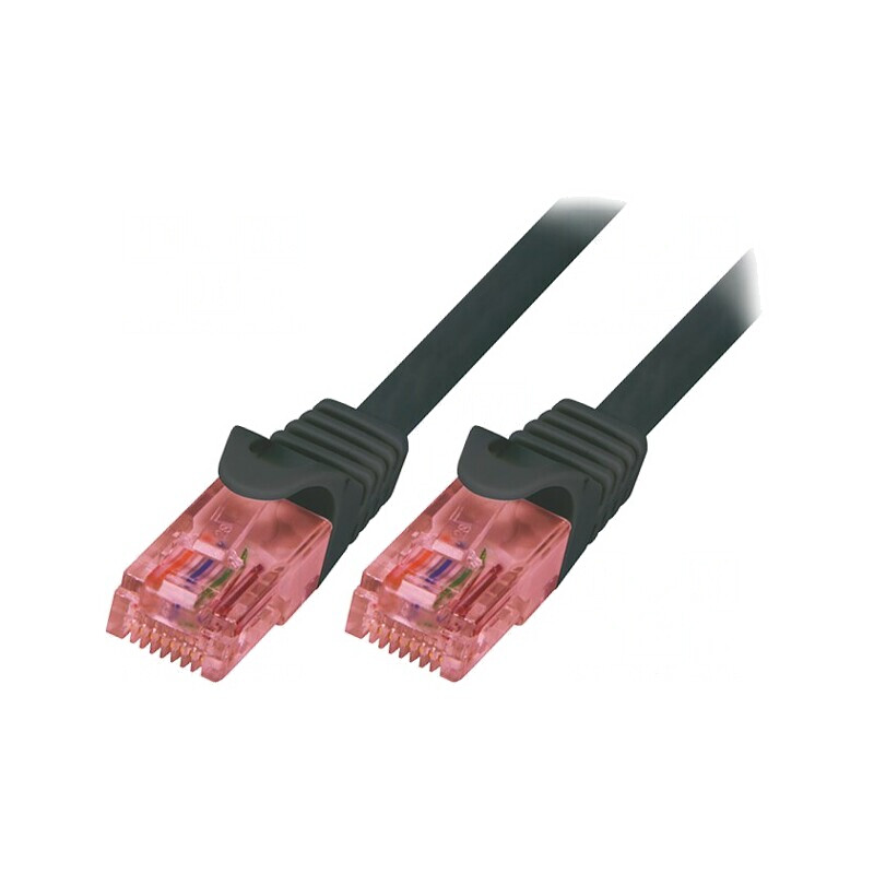 Patch Cord UTP Cat6 Negru 2m | Electronic-mag.ro | Componente Electronice