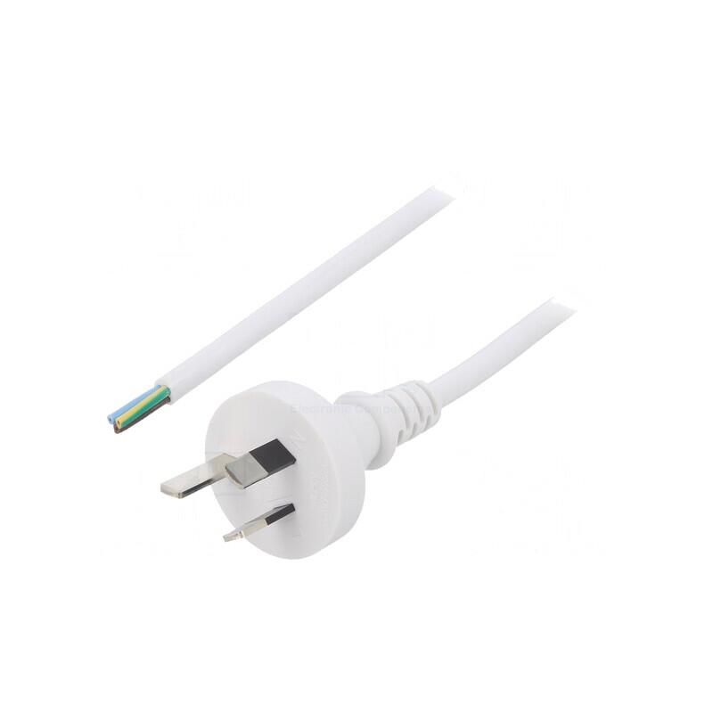 Cablu Alb PVC 3x0,75mm2 1,8m cu Mufă | Electronic-mag.ro | Componente Electronice Cablu Alb PVC 3x0,75mm2 1,8m cu Mufă | Electronic-mag.ro | Componente Electronice