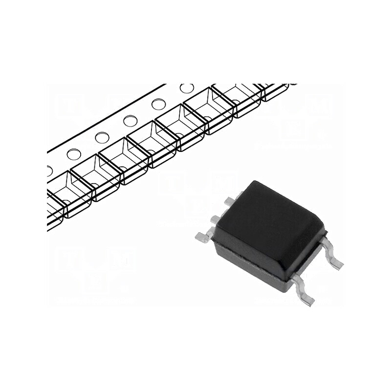 Optocuplor SMD 1 Canal 5kV Tranzistori 53-200% 3mA | Electronic-mag.ro | Componente Electronice