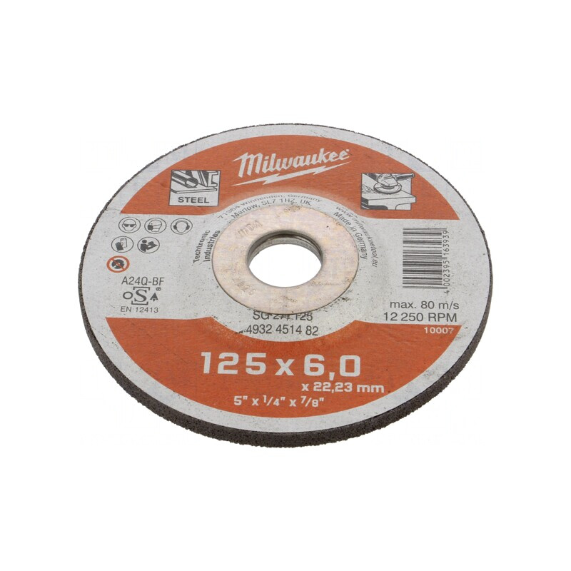 Disc de șlefuire oțel 125mm 22,2mm 6mm | Electronic-mag.ro | Componente Electronice Disc de șlefuire oțel 125mm 22,2mm 6mm | Electronic-mag.ro | Componente Electronice