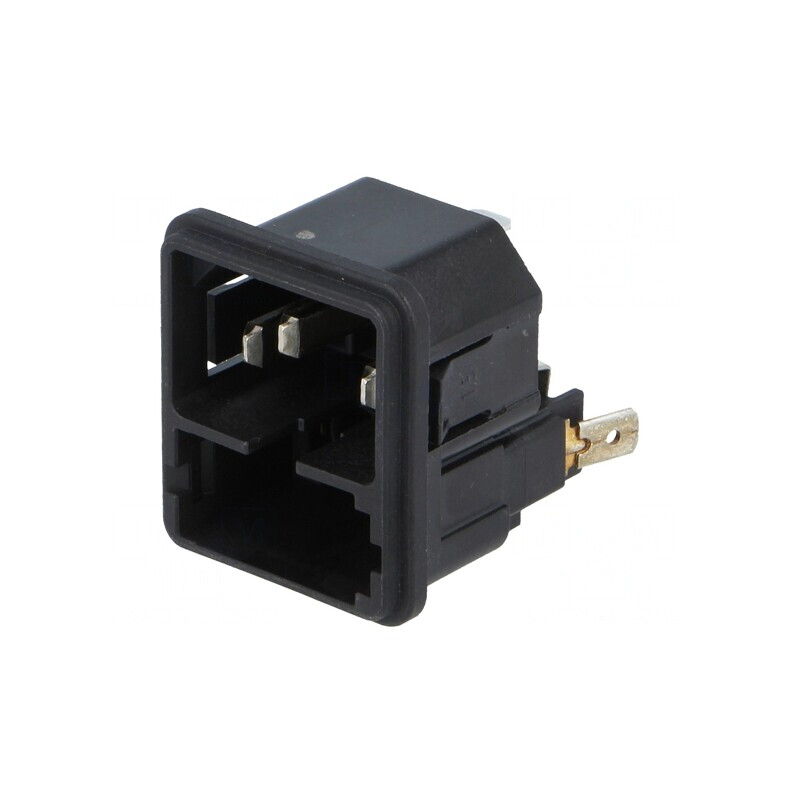 Conector Alimentare AC 10A 250V IEC 60320 KEA | Electronic-mag.ro | Componente Electronice