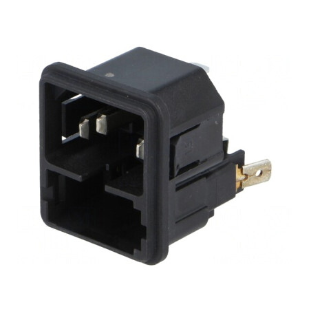 Conector Alimentare AC 10A 250V IEC 60320 KEA | Electronic-mag.ro | Componente Electronice