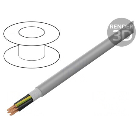 Cablu de control ÖLFLEX CHAIN 809 5G0,75mm2 PVC gri | Electronic-mag.ro | Componente Electronice