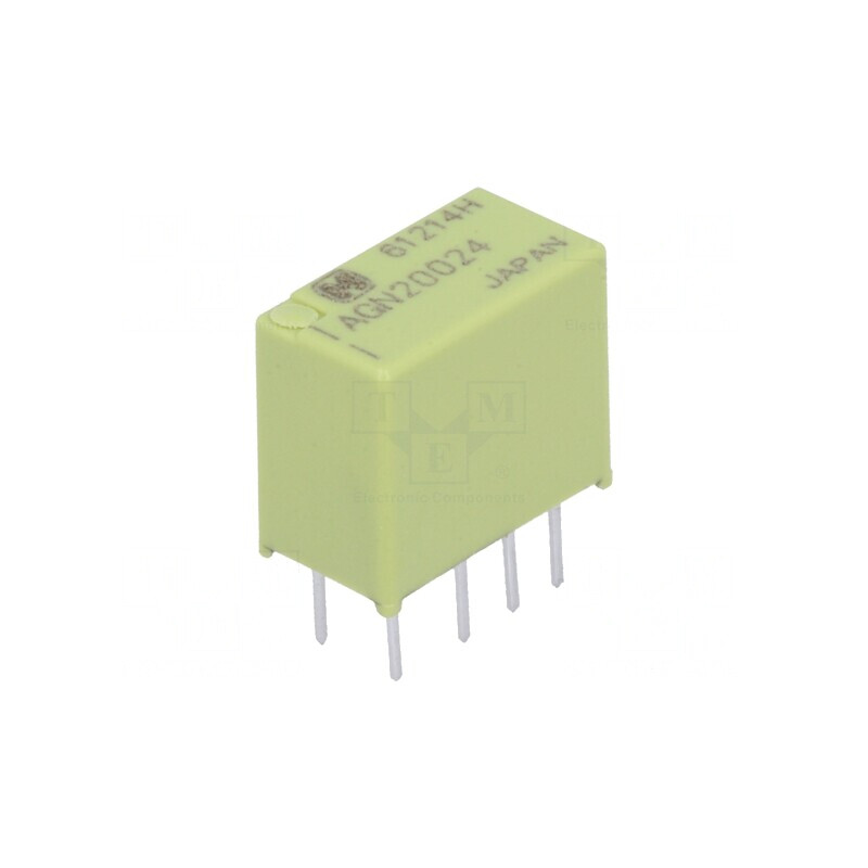 Releu electromagnetic DPDT 24VDC 1A | Electronic-mag.ro | Componente Electronice
