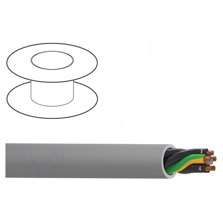 Cablu Electic MACHFLEX 3G2,5mm2 100m Cu | Electronic-mag.ro | Componente Electronice
