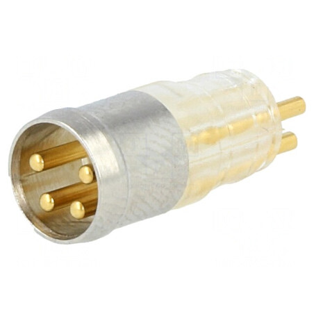 Conector Circular Tată 4 PIN pentru Cablu 3A | Electronic-mag.ro | Componente Electronice