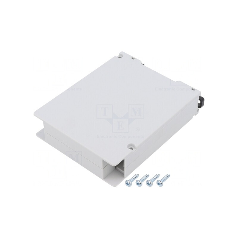 Carcasă pentru șină DIN ABS gri 80x17.7x103mm | Electronic-mag.ro | Componente Electronice