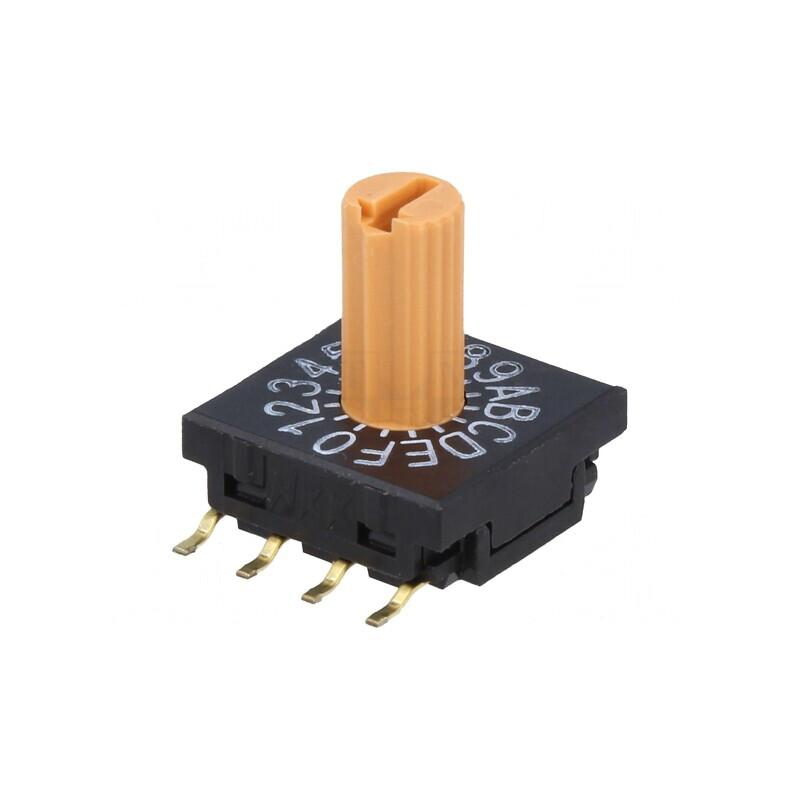 Întrerupător codificare HEX/BCD 16 Poz SMT | Electronic-mag.ro | Componente Electronice