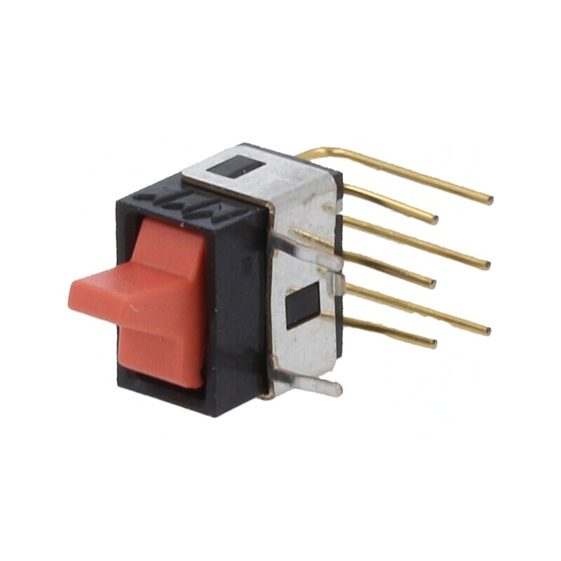 Comutator Rocker DPDT ON-ON 0,1A 28V Roșu | Electronic-mag.ro | Componente Electronice