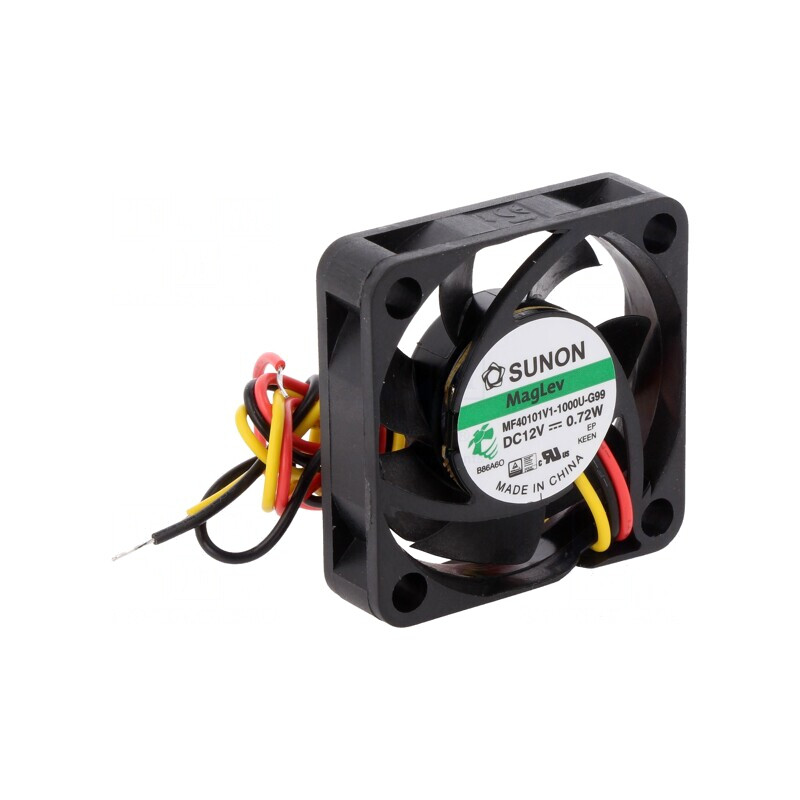 Ventilator axial 12V DC 40x40x10mm 13.52m3/h 27.3dBA | Electronic-mag.ro | Componente Electronice
