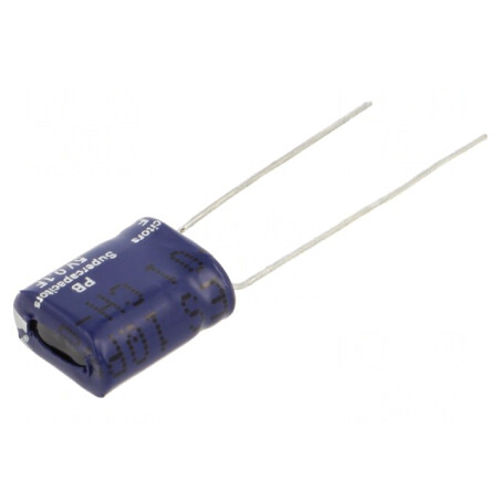 Supercondensator THT 100mF 5V 11.3x6x13mm | Electronic-mag.ro | Componente Electronice