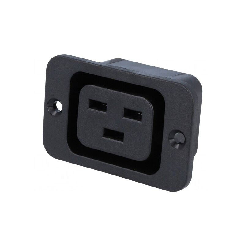 Conector alimentare AC 16A 250V IEC 60320 soclu mamă | Electronic-mag.ro | Componente Electronice