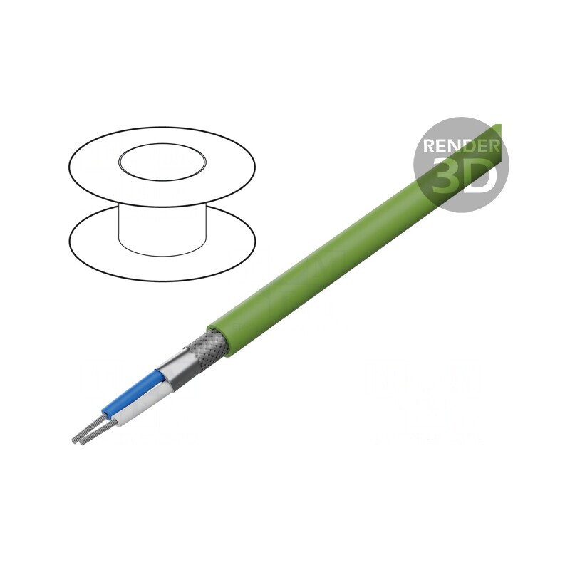 Cablu RS485 2x2x0,22mm2 Cu LSZH Transmisie Date | Electronic-mag.ro | Componente Electronice