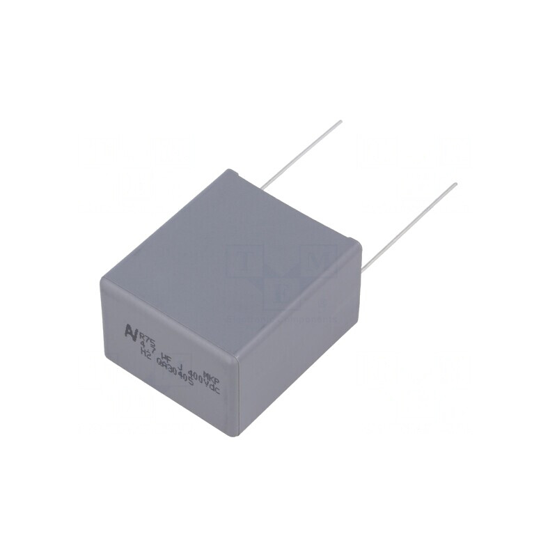 Condensator cu polipropilenă 4,7uF THT ±5% 27,5mm | Electronic-mag.ro | Componente Electronice