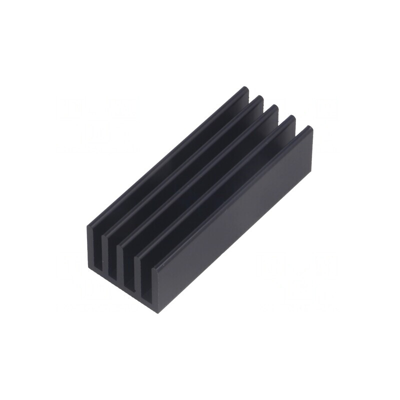 Radiator Extrudat cu Aripioare Negru 50x19x14mm | Electronic-mag.ro | Componente Electronice Radiator Extrudat cu Aripioare Negru 50x19x14mm | Electronic-mag.ro | Componente Electronice