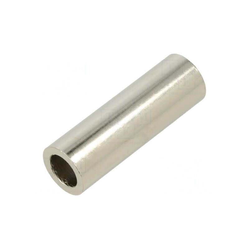 Manşon distanţier cilindric alamă nichel 50mm 16mm | Electronic-mag.ro | Componente Electronice
