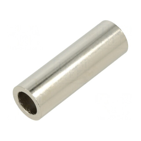 Manşon distanţier cilindric alamă nichel 50mm 16mm | Electronic-mag.ro | Componente Electronice