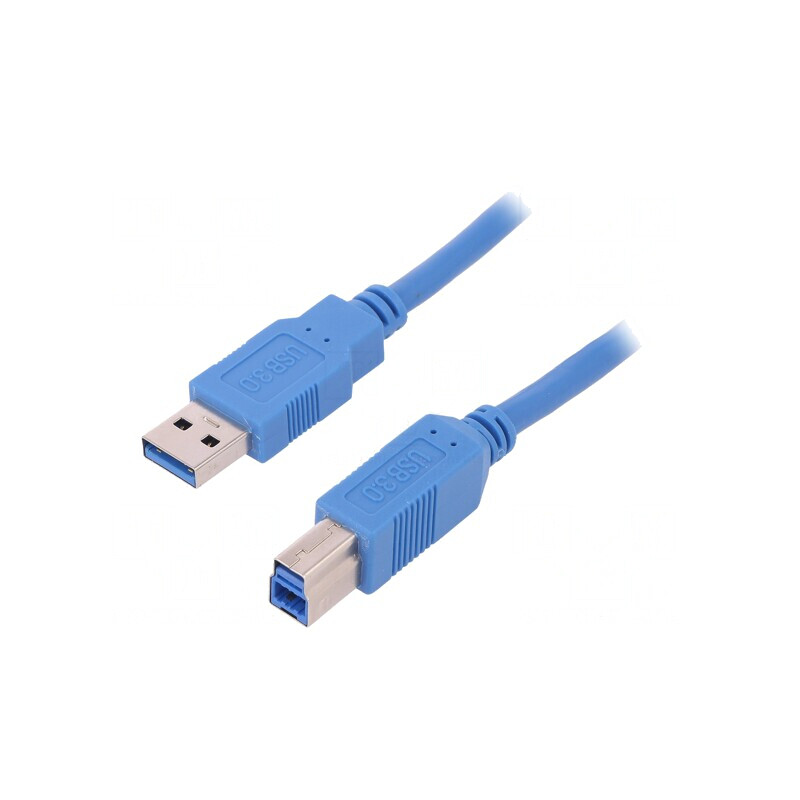 Cablu USB 3.0 A-B 2m Albastru | Electronic-mag.ro | Componente Electronice