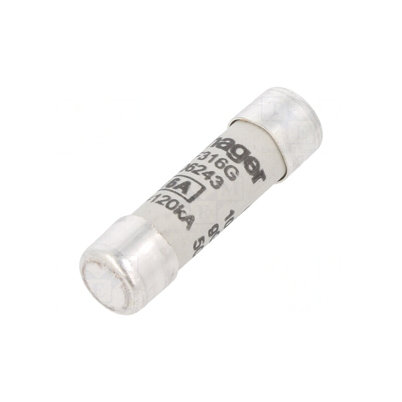 Siguranță gG 16A 500VAC 10x38mm | Electronic-mag.ro | Componente Electronice