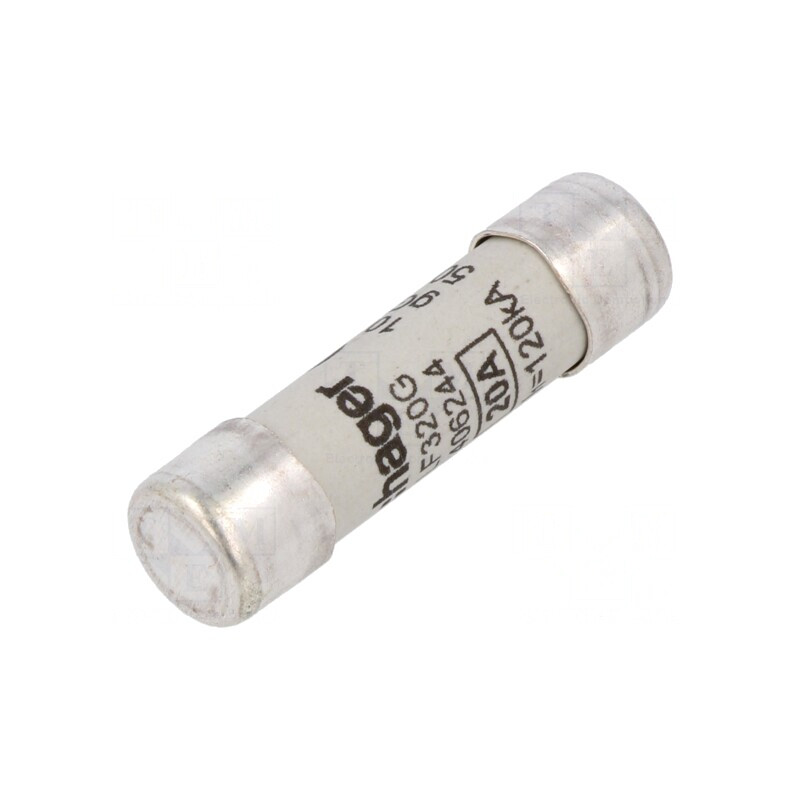 Siguranță gG Întârziere 20A 500VAC 10x38mm | Electronic-mag.ro | Componente Electronice