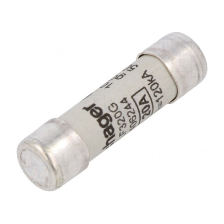 Siguranță gG Întârziere 20A 500VAC 10x38mm | Electronic-mag.ro | Componente Electronice