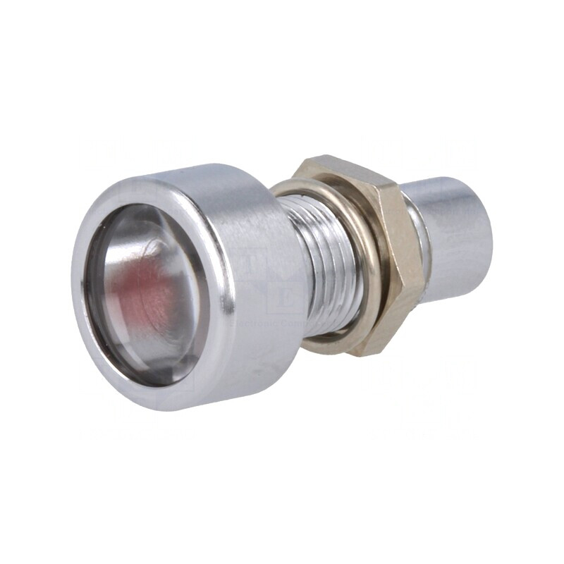 Lampă LED Convexă Roșie Ø8,2mm IP67 Alamă | Electronic-mag.ro | Componente Electronice Lampă LED Convexă Roșie Ø8,2mm IP67 Alamă | Electronic-mag.ro | Componente Electronice