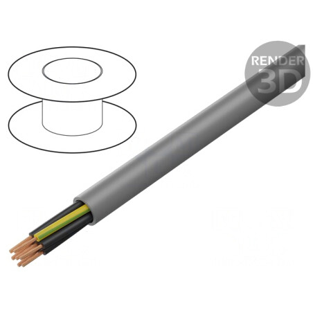 Cablu Neecranat 7G0.5mm 300/500V Cu | Electronic-mag.ro | Componente Electronice