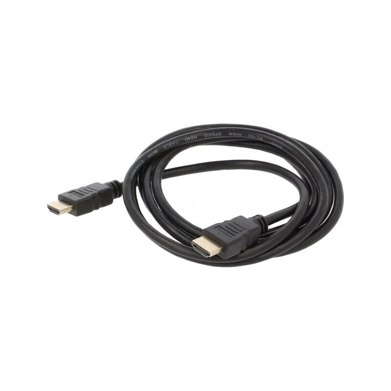 Cablu HDMI 1.4 2m Negru | Electronic-mag.ro | Componente Electronice