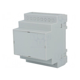 Carcasă pentru șină DIN, 90x70x65mm, polistiren gri | Electronic-mag.ro | Componente Electronice
