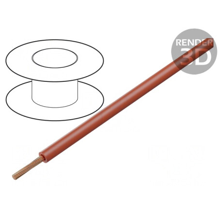 Cablu Electric FlexiVolt-E 1x2,5mm2 PVC Roșu | Electronic-mag.ro | Componente Electronice