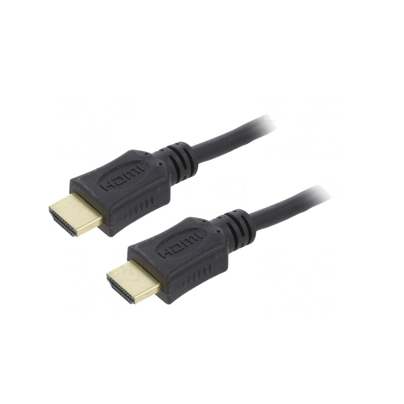 Cablu HDMI 2.0 PVC 3m Negru | Electronic-mag.ro | Componente Electronice