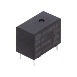 Releu Electromagnetic SPST-NO 24VDC 10A | Electronic-mag.ro | Componente Electronice