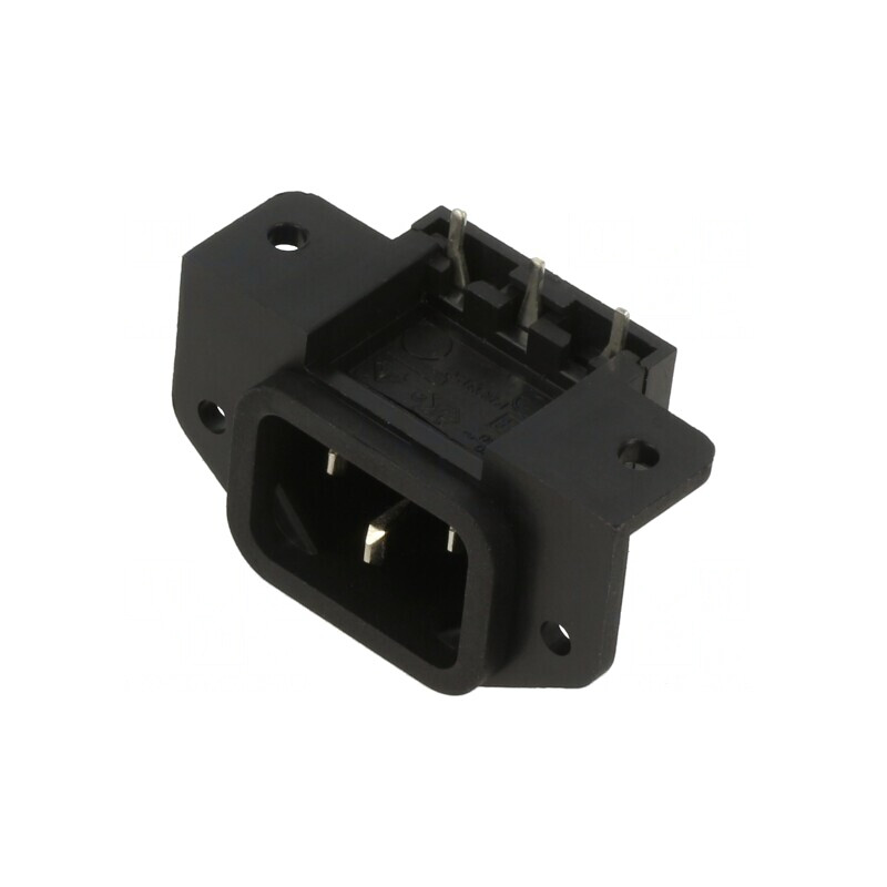 Conector Alimentare AC Soclu Tată 10A 250V IEC 60320 THT | Electronic-mag.ro | Componente Electronice Conector Alimentare AC Soclu Tată 10A 250V IEC 60320 THT | Electronic-mag.ro | Componente Electronice