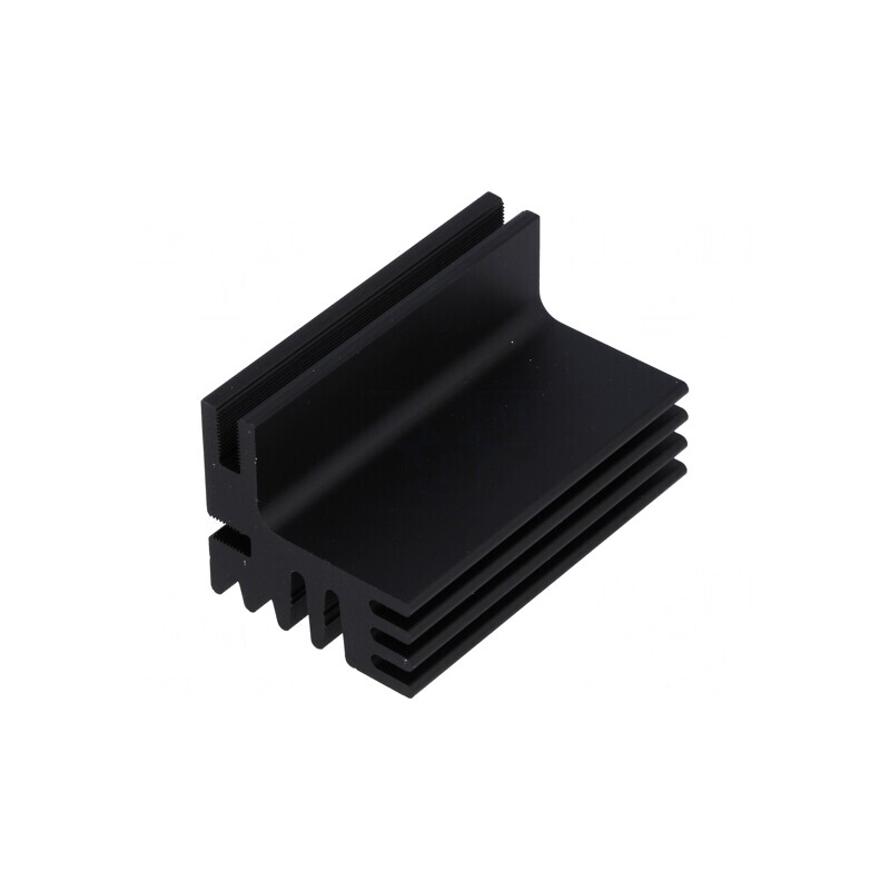 Radiator Negru TO220 50mm x 30mm x 28mm | Electronic-mag.ro | Componente Electronice