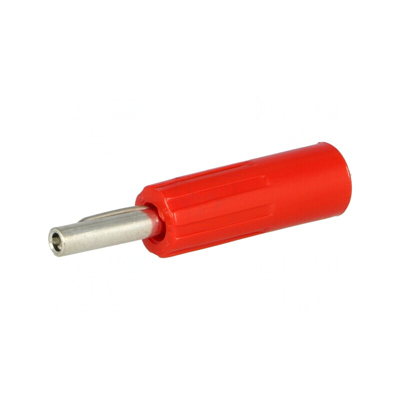 Mufă Banană 4mm 16A Roșie Neizolată | Electronic-mag.ro | Componente Electronice