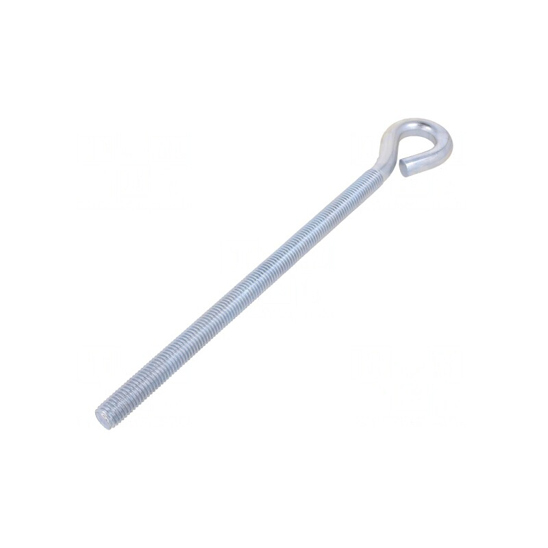 Cârlig inelar oțel zincat 260mm | Electronic-mag.ro | Componente Electronice